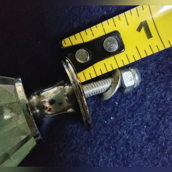 Diamond Head Clear Doorknob - Picture 8 of 11